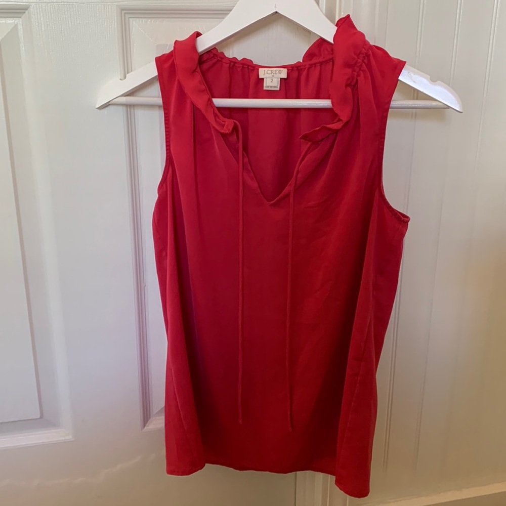 Pink J Crew Blouse